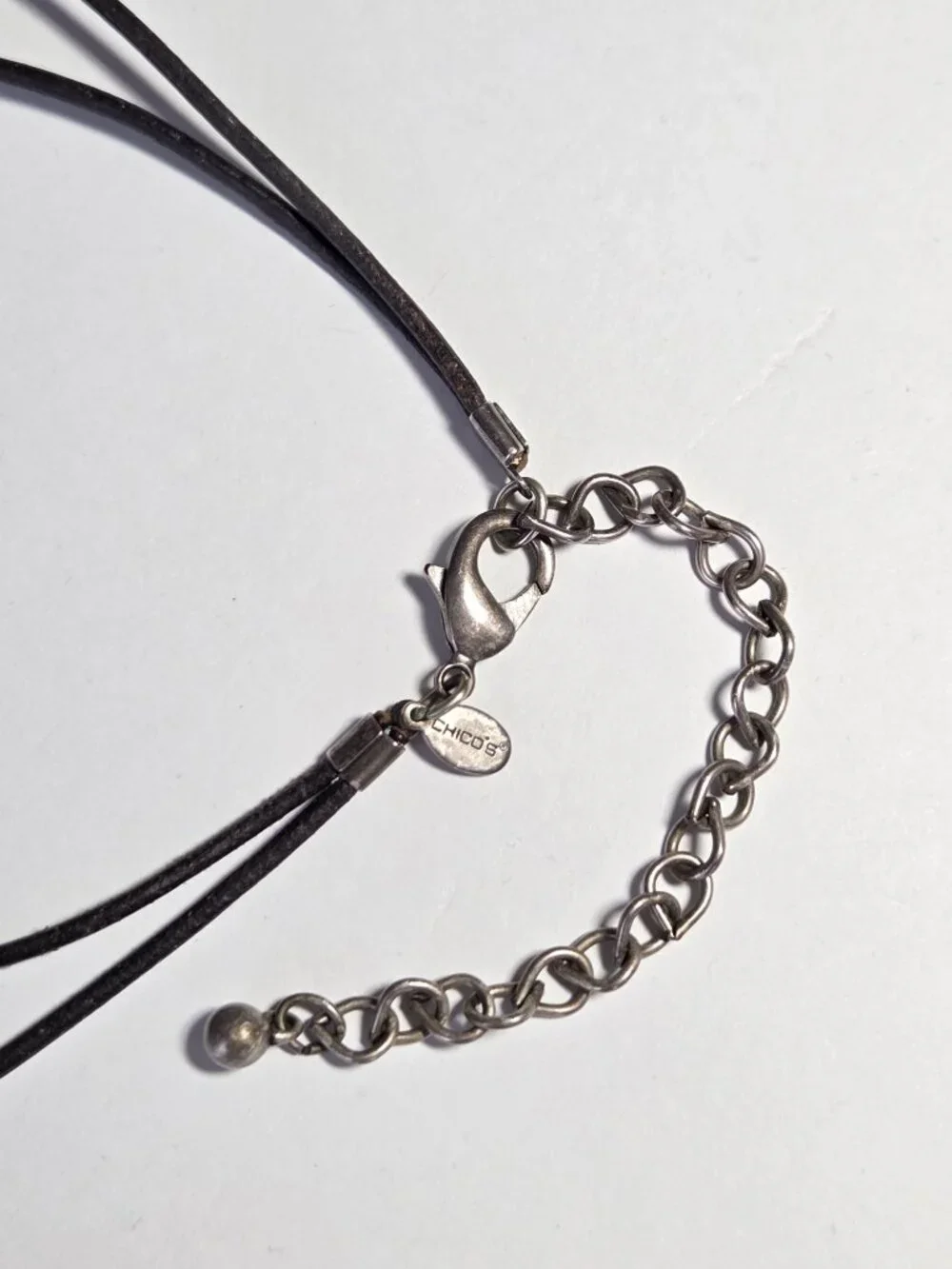 CHICO's 2-Layer Teardrop Necklace